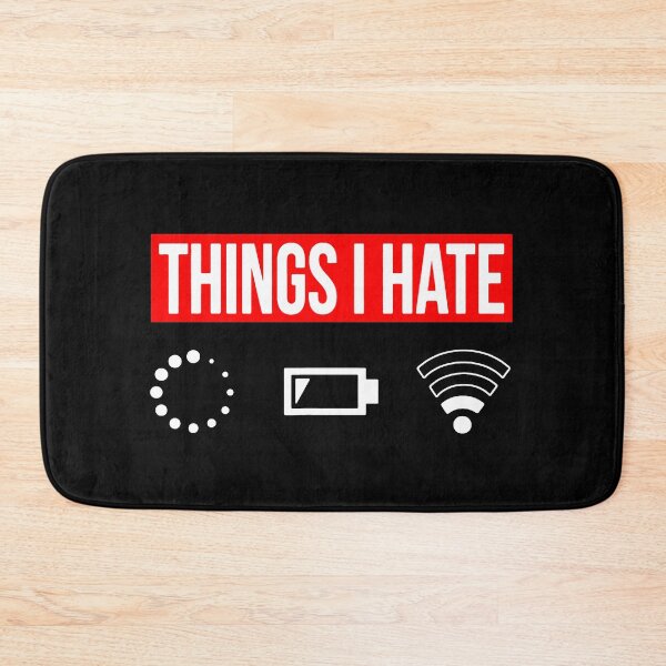 Item preview, Funny Programmer " THINGS I HATE " Gamer Gift Idea designed and sold by urban-design.