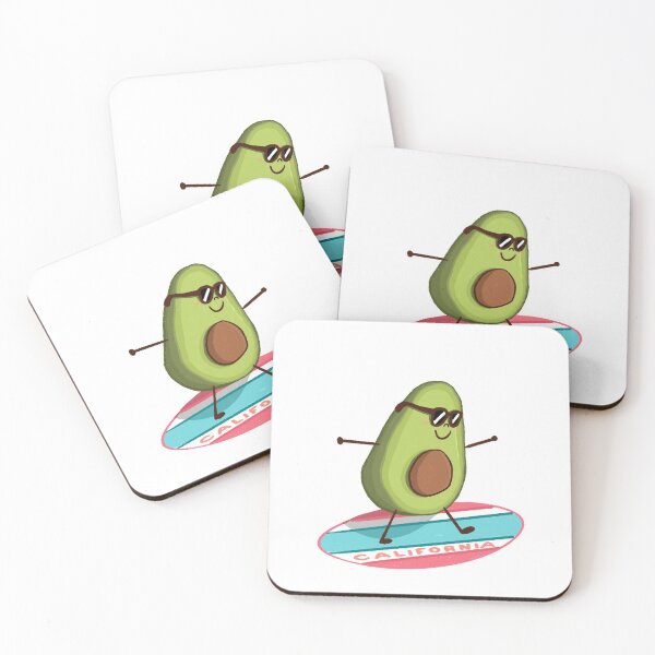 Item preview, California Avocado Surfing designed and sold by avadoodle.