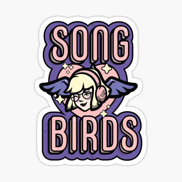 Item preview, SongBirds Wordmark II designed and sold by InkBoneDesignCo.