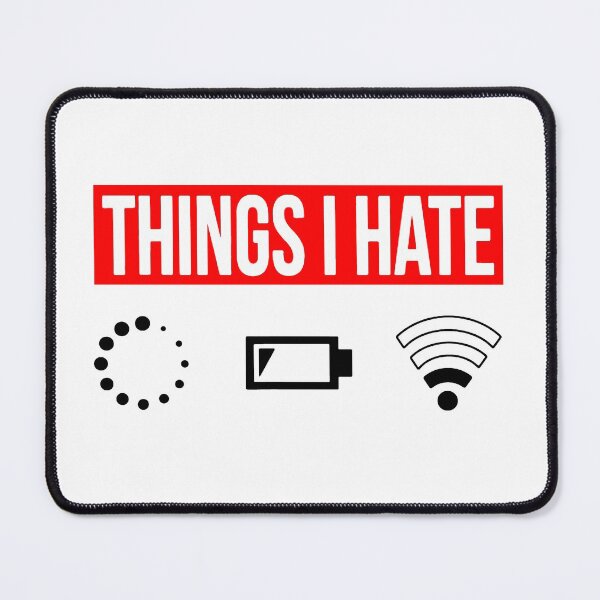 Item preview, Funny Programmer " THINGS I HATE " Gamer Gift Idea designed and sold by urban-design.