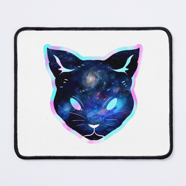 Item preview, Memorizing iridescent milky way space cat designed and sold by LukjanovArt.
