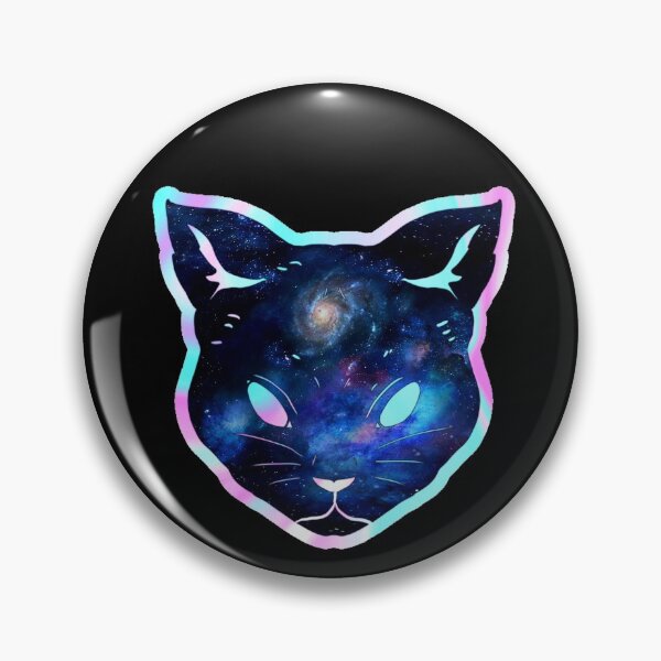 Item preview, Memorizing iridescent milky way space cat designed and sold by LukjanovArt.