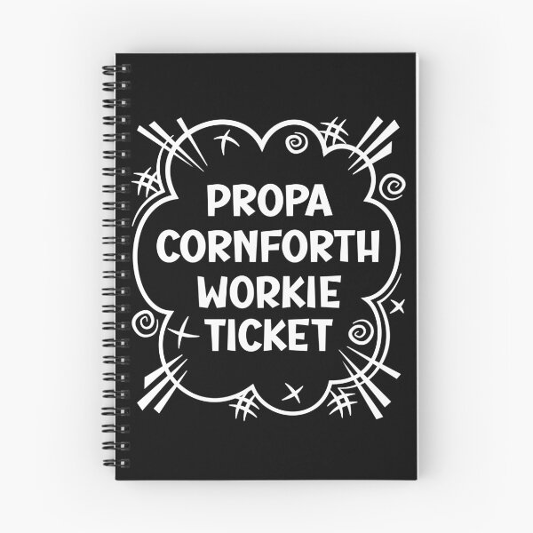 Item preview, PROPA CORNFORTH WORKIE TICKET a cheeky design for people from Cornforth in the North East of England designed and sold by robimerch.