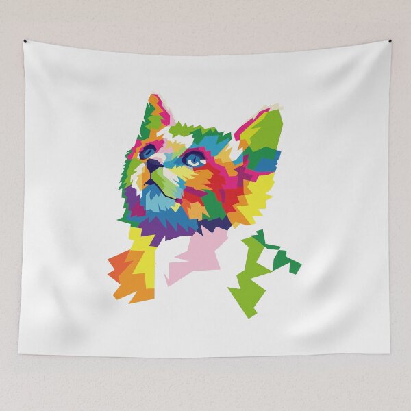 Item preview, Curious cat designed and sold by kapiks.