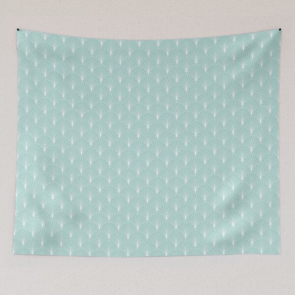 Item preview, Behr WAVE TOP Teal Blue Deco 01 designed and sold by AuraTherapeia.