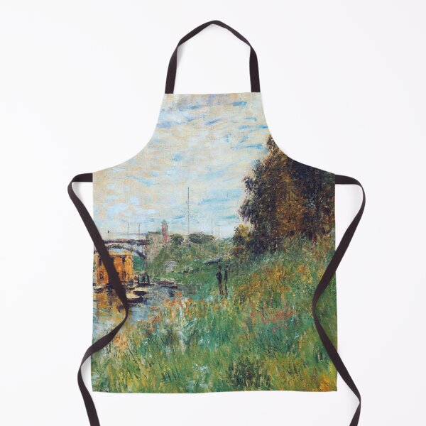 Item preview, The Banks of the Seine at the Argenteuil Bridge-Claude Monet designed and sold by LumiereSasha.