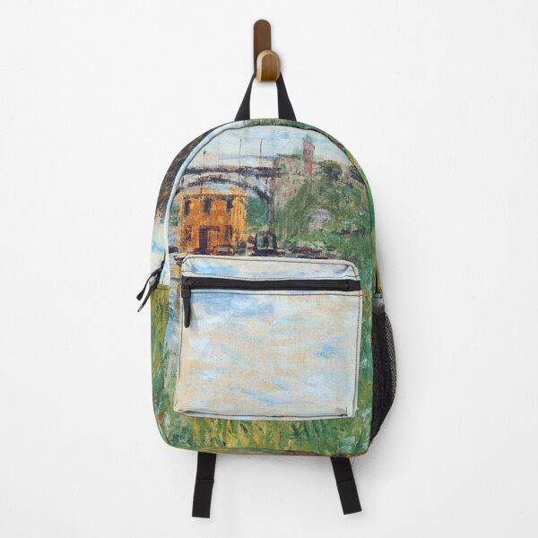 Item preview, The Banks of the Seine at the Argenteuil Bridge-Claude Monet designed and sold by LumiereSasha.