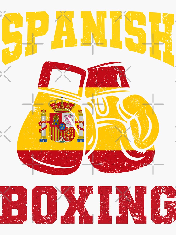 "Spanish Boxing Gloves Spain Pride" Sticker for Sale by RetroStyle247