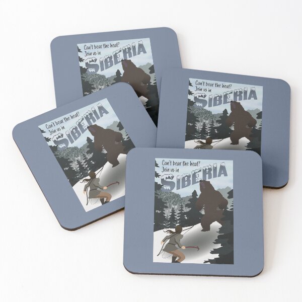 Item preview, Siberia - Vintage Travel Poster designed and sold by ToddRDesign.