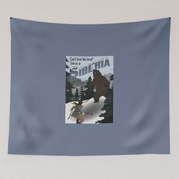 Item preview, Siberia - Vintage Travel Poster designed and sold by ToddRDesign.
