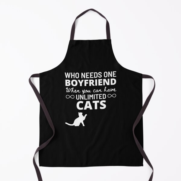 Item preview, Who needs one boyfriend when you can have unlimited cats? designed and sold by Amaeri.