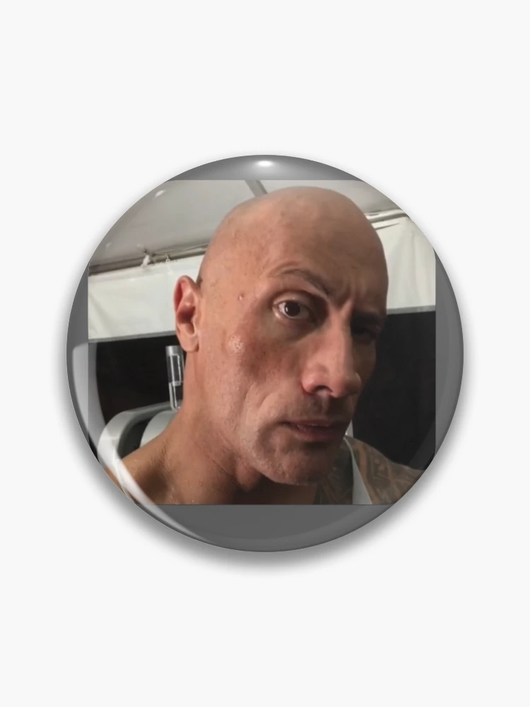 The Rock Eyebrow Raise meme Sticker for Sale by paigeg230