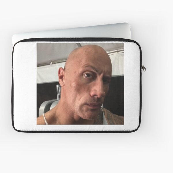 Dwayne The Rock Johnson eyebrow raise meme Postcard for Sale by YKatire