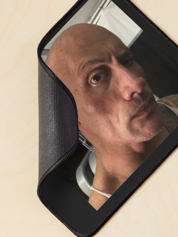 Dwayne The Rock Johnson eyebrow raise meme Mouse Pads sold by Barefoot  Praise, SKU 24433061