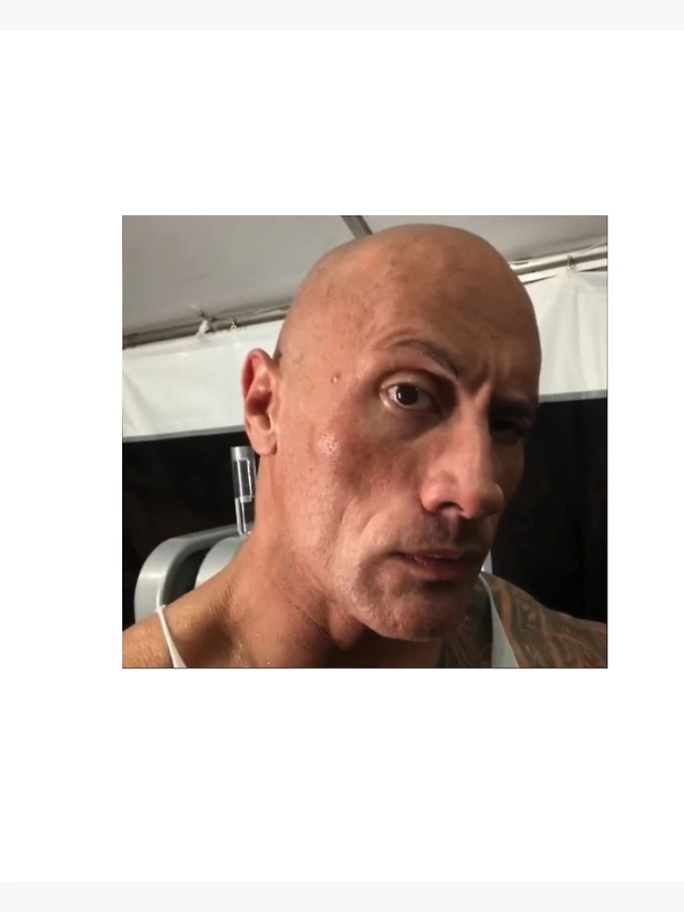 Dwayne 'The Rock' Johnson (Eyebrow) Flat Card Face