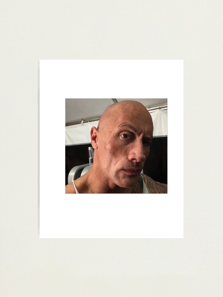 Dwayne 'The Rock' Johnson (Eyebrow) Big Head