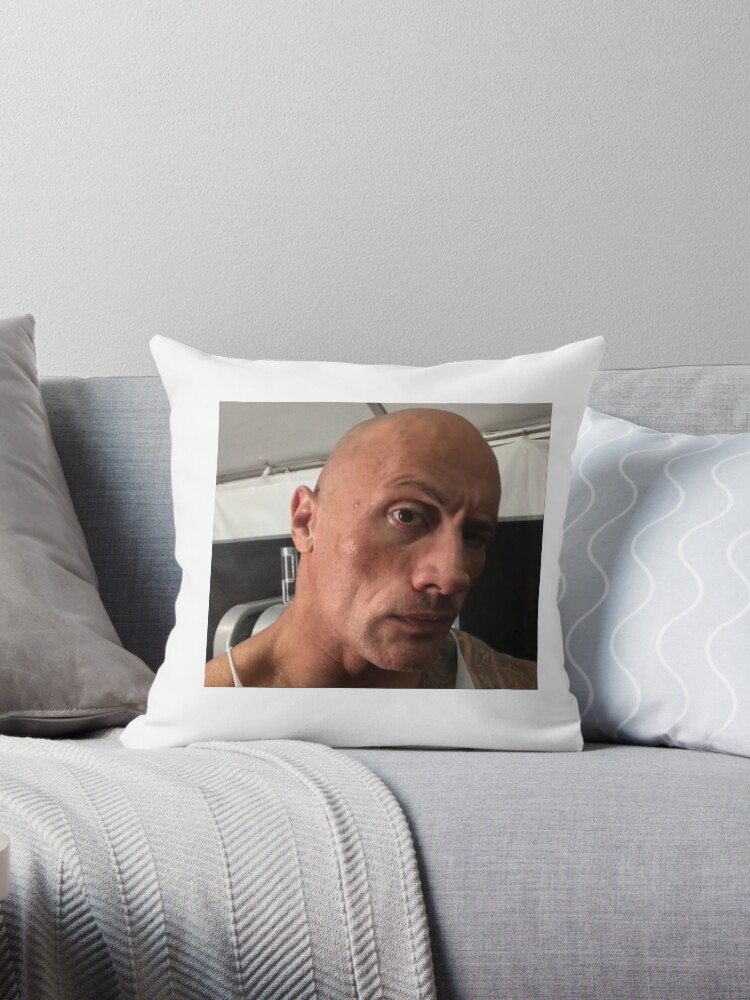 Dwayne The Rock Johnson eyebrow raise meme Poster for Sale by YKatire