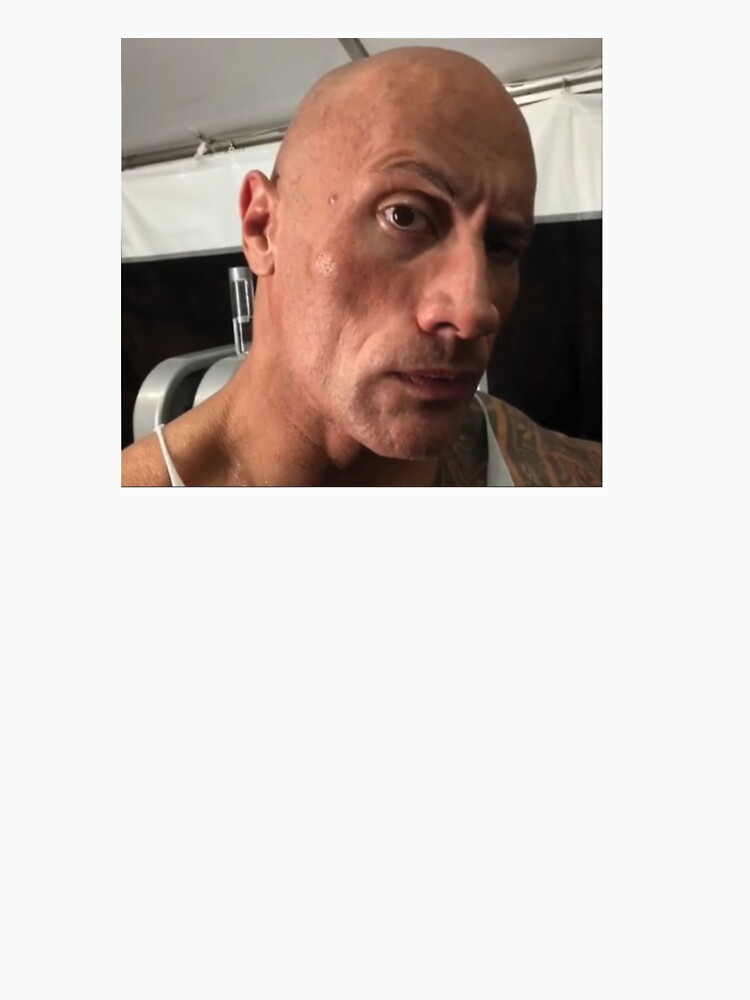 Dwayne The Rock Johnson Eyebrow Raise Sticker for Sale by Shrek46