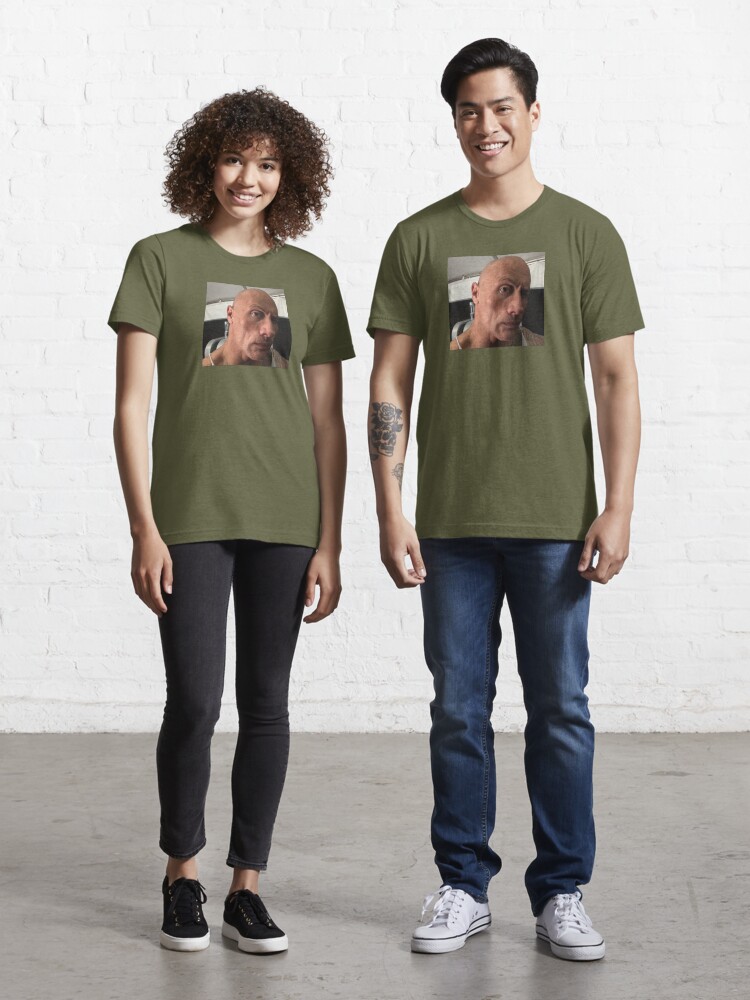 The Rock Eyebrow Raise Face Christmas Meme Shirt - Peanutstee