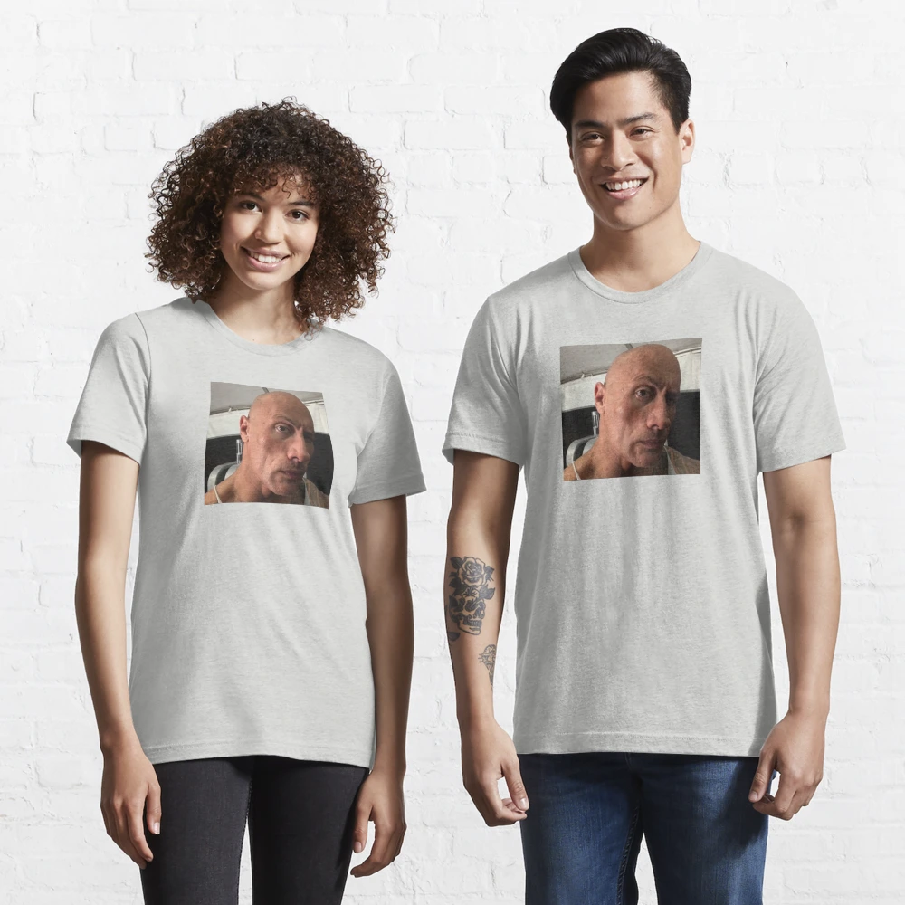 Dwayne The Rock Johnson eyebrow raise meme Classic T-Shirt Poster for Sale  by RosaGinoris