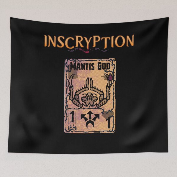 Item preview, Inscryption Psychological Horror Mantis God Card Game Halloween Scary Spooky Dark Escape-room Puzzles designed and sold by Xeuno.