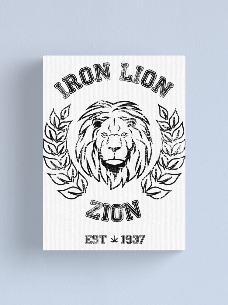 REGGAE MUSIC POSTER Bob Marley Iron Lion Zion Black and White