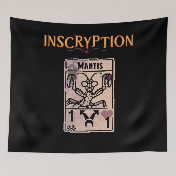 Item preview, Inscryption Psychological Horror Mantis Card Game Halloween Scary Spooky Dark Escape-room Puzzles designed and sold by Xeuno.