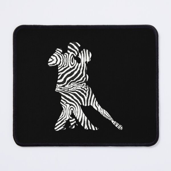Item preview, TANGO DANCERS - ZEBRA TEXTURE - COUPLE SILHOUETTE designed and sold by KoolDsignsDANCE.