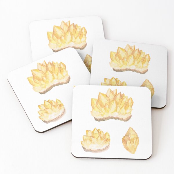 Item preview, Citrine Watercolor Sticker Pack designed and sold by MarssyMT.