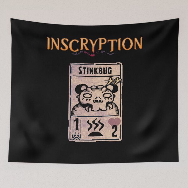 Item preview, Inscryption Psychological Horror Stinkbug Card Game Halloween Scary Spooky Dark Escape-room Puzzles designed and sold by Xeuno.