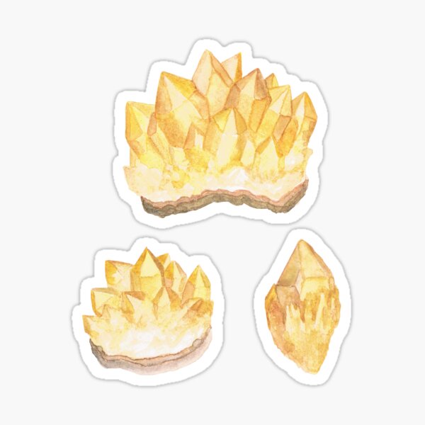 Lavender and Citrine Sticker for Sale by Aspen Workman