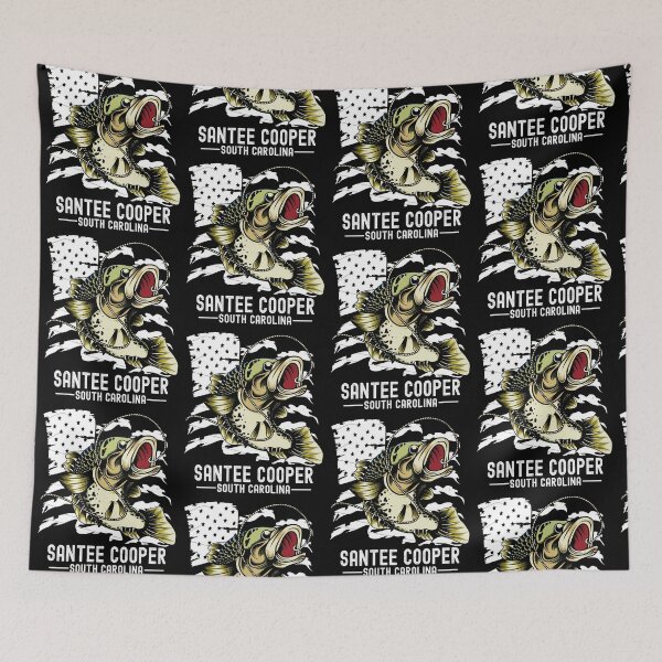 Item preview, Bass Game Fishing Sports Fisherman Santee Cooper South Carolina designed and sold by CharJens.