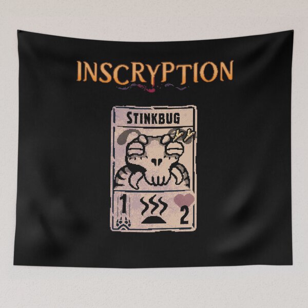 Item preview, Inscryption Psychological Horror Stinkbug Card Game Halloween Scary Spooky Dark Escape-room Puzzles designed and sold by Xeuno.