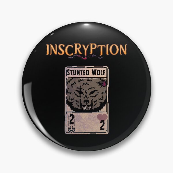 Item preview, Inscryption Psychological Horror Stunted Wolf Card Game Halloween Scary Spooky Dark Escape-room Puzzles designed and sold by Xeuno.