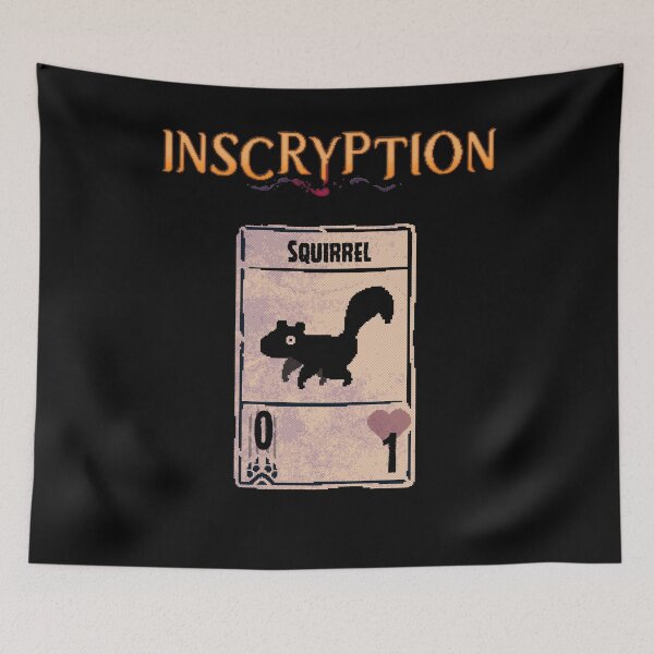Item preview, Inscryption Psychological Horror Squirell Card Game Halloween Scary Spooky Dark Escape-room Puzzles designed and sold by Xeuno.