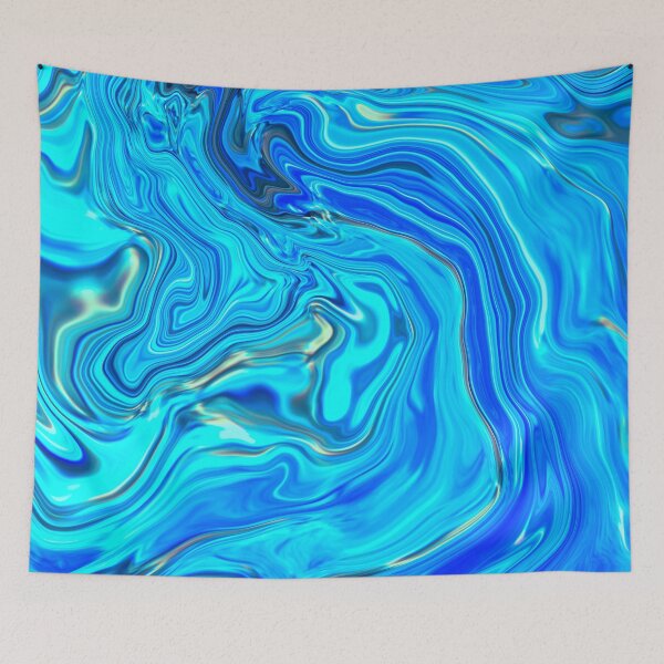 Item preview, Holographic Liquid Marble, Ice Blue designed and sold by ACC .