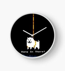 Annoying dog hang in there! Clock