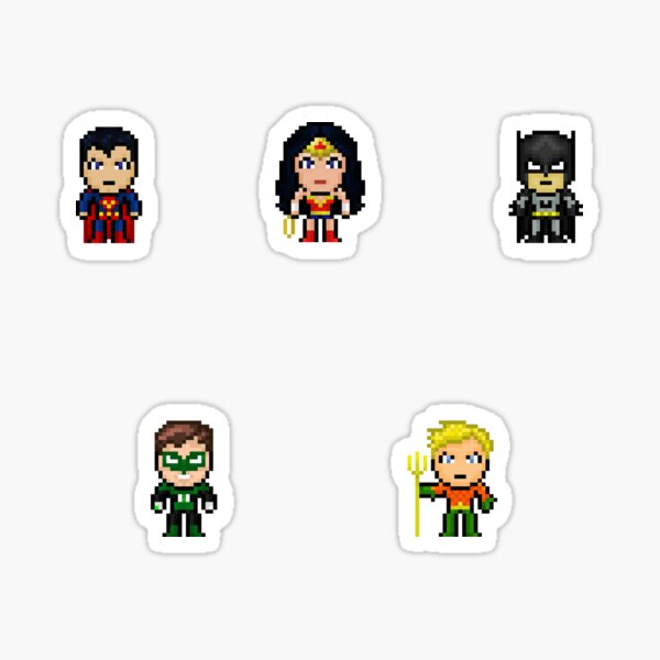 Superhero Sticker Set