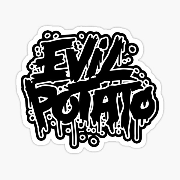 Evil Potato Sticker