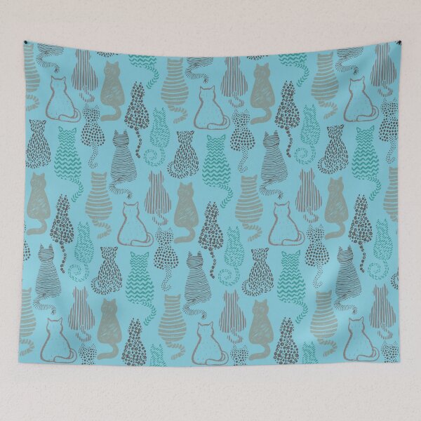 Item preview, assorted-color cat illustrations designed and sold by VinCut.