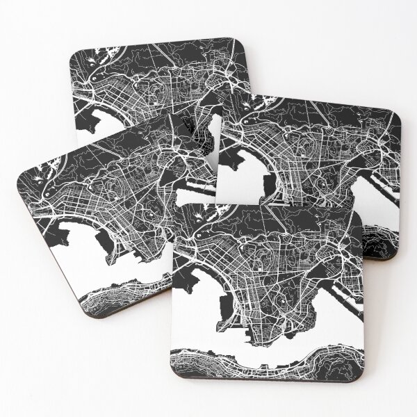 Item preview, Hong Kong City Map - Black designed and sold by helloadventure.