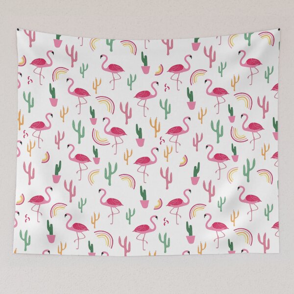 Item preview, Flamingo Cactus Vibes designed and sold by rofocreative.