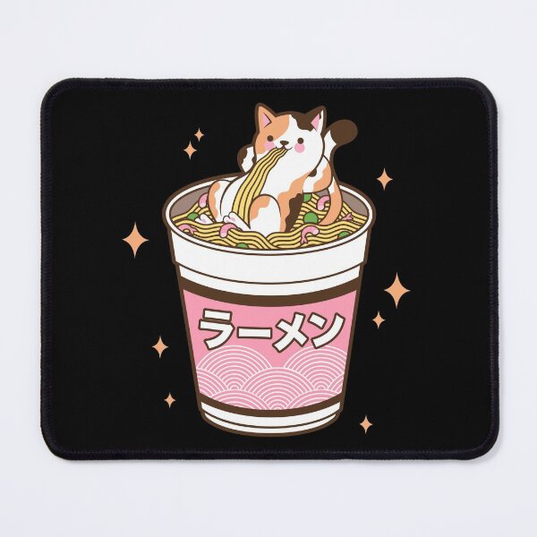 Item preview, Copy of Kawaii Cat Eating Ramen Noodles Japanese Food Anime designed and sold by Paula Helit.