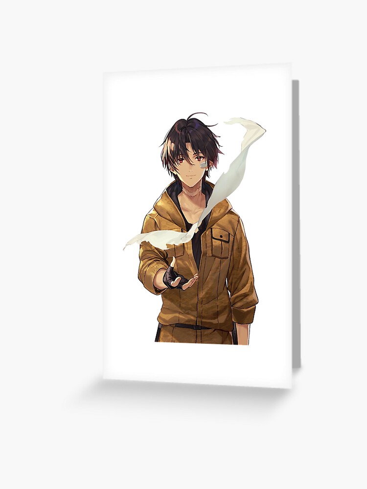 shin nouzen 86 eighty-six anime Greeting Card for Sale by rosalynlu