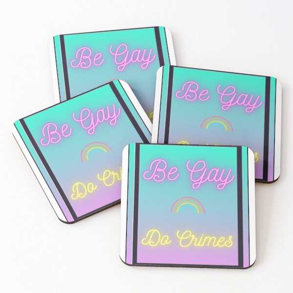 Item preview, be gay do crimes pride meme print designed and sold by WeWuWe.