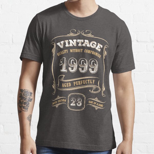20th cadeaux d'anniversaire présente année 1999 Homme Ringer vintage rétro t-shirt âgé à 20th cadeaux d'anniversaire présente année 1999 Homme Ringer vintage rétro t-shirt âgé à