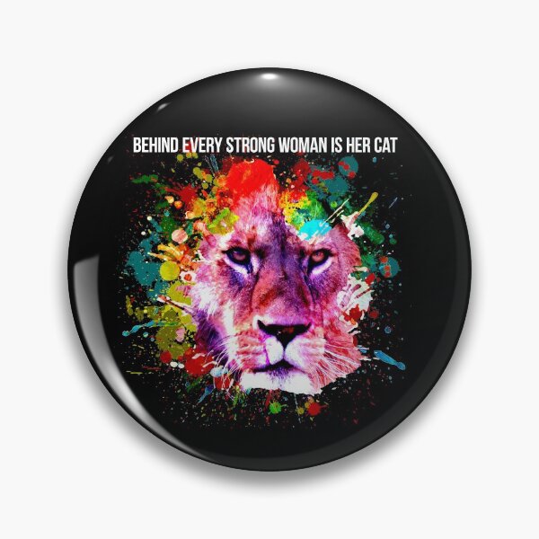 Item preview, Behind every strong woman is her cat designed and sold by TStoere.