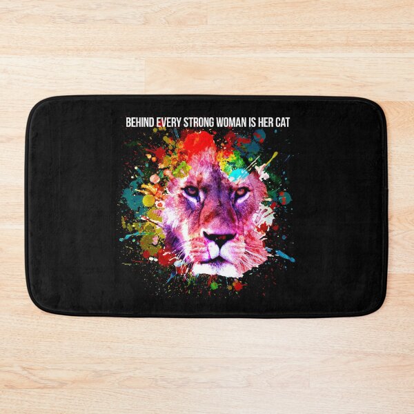 Item preview, Behind every strong woman is her cat designed and sold by TStoere.