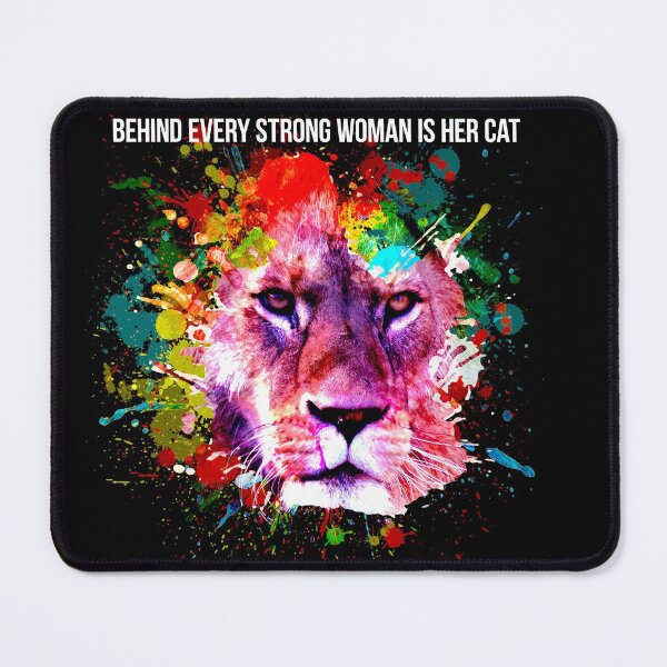 Item preview, Behind every strong woman is her cat designed and sold by TStoere.