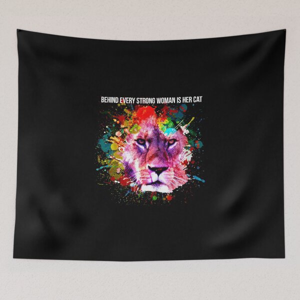Item preview, Behind every strong woman is her cat designed and sold by TStoere.
